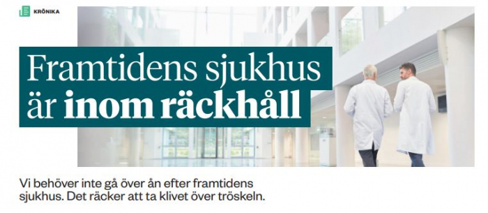 NCSH's Piece in Dagens Medicin's Project: The Hospital of the Future Is Within Reach